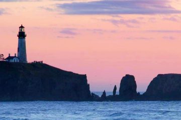 Oregon coast lighthouse